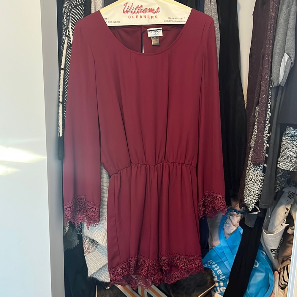 Long sleeve romper